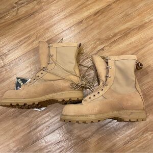 Bates Boots Combat Gore-Tex Mens Size 11 R Brown Vibram Sole E30800A Army 3/10